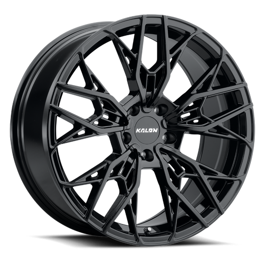 107A-1880F38 - Kalon Scout 18X8 5X114.3 ET 38mm Gloss Black - Kalon Wheels Canada
