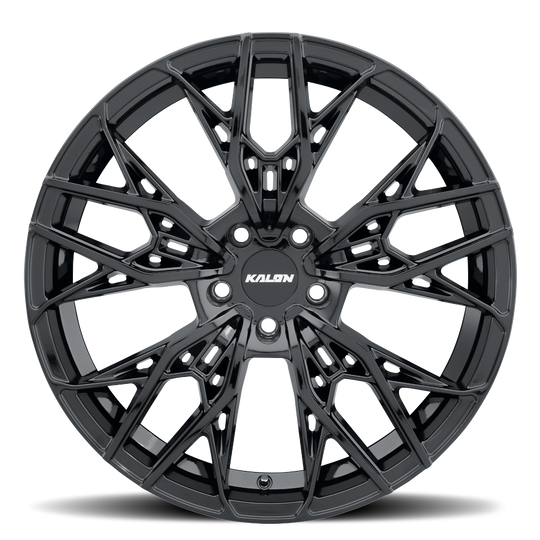 107A-1880E38 - Kalon Scout 18X8 5X112 ET 38mm Gloss Black - Kalon Wheels Canada