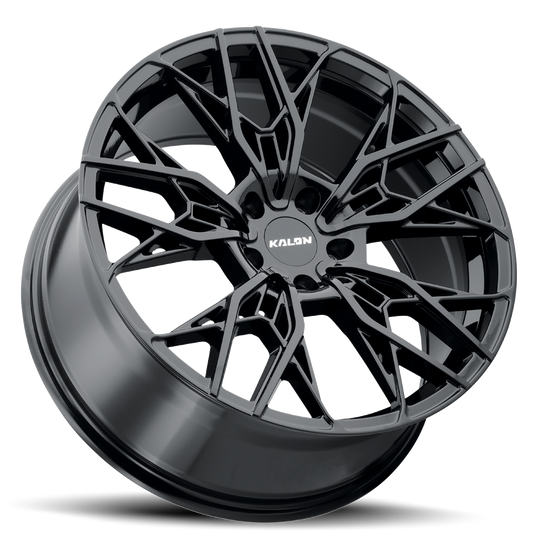 107A-2090E35 - Kalon Scout 20X9 5X112 ET 35mm Gloss Black - Kalon Wheels Canada