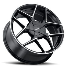 Charger l'image dans la galerie, 201AB-1880CG40 - Kalon Falcon 18X8 5X108 / 5X115 ET 40mm Gloss Black / Machined Face - Kalon Wheels Canada