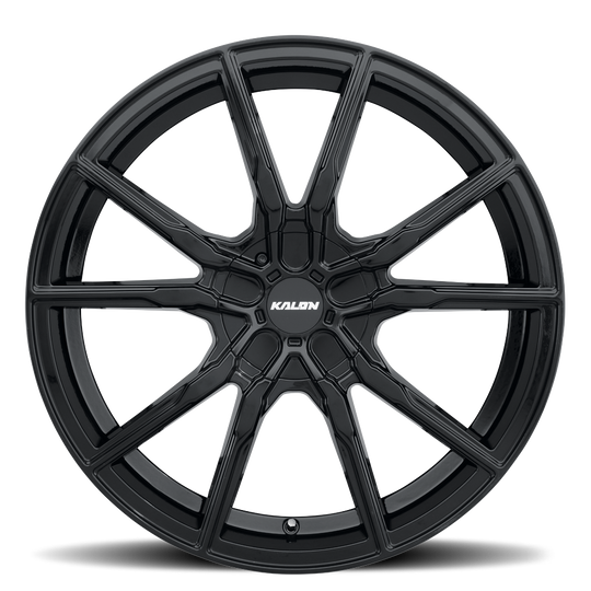 202A-1880AF40 - Kalon Pyro 18X8 5X100 / 5X114.3 ET 40mm Gloss Black - Kalon Wheels Canada