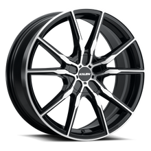Load image into Gallery viewer, 202AB-2085EH38 - Kalon Pyro 20X8.5 5X112 / 5X120 ET 38mm Gloss Black / Machined Face - Kalon Wheels Canada