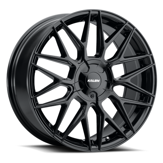 203A-1775AF42 - Kalon Blitz 17X7 5X100 / 5X114.3 ET 42mm Gloss Black - Kalon Wheels Canada