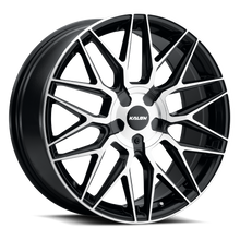 Load image into Gallery viewer, 203AB-2085DF38 - Kalon Blitz 20X8.5 5X110 / 5X114.3 ET 38mm Gloss Black / Machined Face - Kalon Wheels Canada
