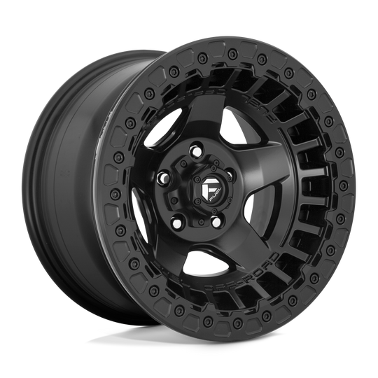 D11817907545 - Fuel Off-Road D118 Warp Beadlock 17X9 5X127 -15 mm Matte Black - Fuel Off-Road Wheels Canada