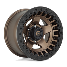Charger l'image dans la galerie, D11917908445 - Fuel Off-Road D119 Warp Beadlock 17X9 6X139.7 -15 mm Matte Bronze - Fuel Off-Road Wheels Canada