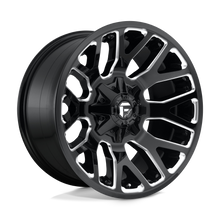 Charger l'image dans la galerie, D62320907057 - Fuel Off-Road D623 Warrior 20X9 5X139.7 5X150 20mm Gloss Black Milled - Fuel Off-Road Wheels Canada