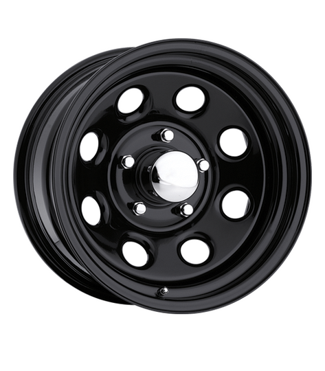 CD428880 - Ceco Series 42 Crawler 17X8 8X165.1 ET -12mm Black - Ceco Wheels Canada