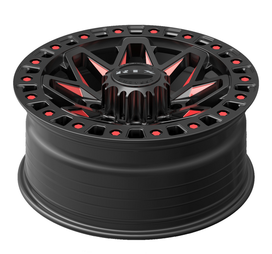 083282 - RTX Offroad Zion 18X9 8X180 ET 20mm Gloss Black Milled Red -  RTX Wheels Canada