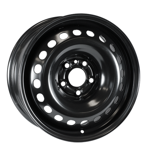 165110M - Ceco Steel Wheel 16X7 5X110 ET 30mm Black - Ceco Wheels Canada