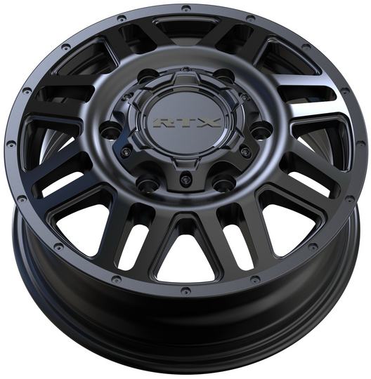 083176 - RTX Adventure 16X6 6X130 ET 45mm Satin Black - RTX Wheels Canada