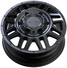 Load image into Gallery viewer, 083177 - RTX Adventure 16X6 6X180 ET 84mm Satin Black - RTX Wheels Canada