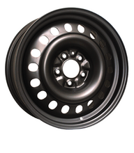Load image into Gallery viewer, 175108M - Ceco Steel Wheel 17X6.5 5X108 ET 42mm Black - Ceco Wheels Canada