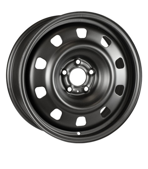 175110M - Ceco Steel Wheel 17X7 5X110 ET 45mm Black - Ceco Wheels Canada