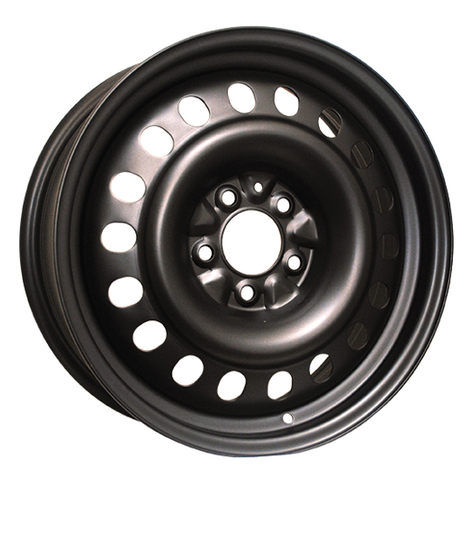 47598M - RTX Steel Wheel 17X6.5 5X98 ET 35mm Black - RTX Wheels Canada