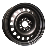 Charger l'image dans la galerie, 176710M - Ceco Steel Wheel 17X6.5 5X114.3 ET 40mm Black - Ceco Wheels Canada