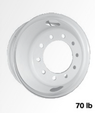 Load image into Gallery viewer, 28408E - RTX Steel Wheel 22.5X8.25 10X285.75 ET 167.5mm White - RTX Wheels Canada
