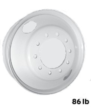 Load image into Gallery viewer, 28409E - RTX Steel Wheel 24.5X8.25 10X285.75 ET 168mm White - RTX Wheels Canada