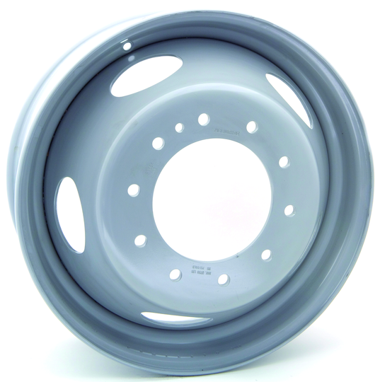29884 - RTX Steel Wheel 19.5X6 10X225 ET 136mm Grey - RTX Wheels Canada