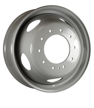 Load image into Gallery viewer, 8C3Z1015K - Ceco Steel Wheel 19.5X6 10X225 ET 136mm Grey - Ceco Wheels Canada