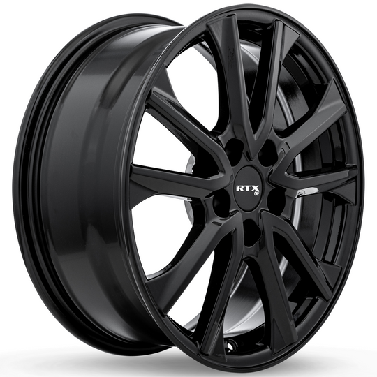 082011 - RTX OE Arai 16X6.5 5X114.3 ET 40mm Gloss Black -  RTX Wheels Canada