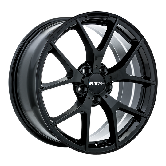 082898 - RTX OE Arrow 18X8 5X112 ET 45mm Satin Black -  RTX Wheels Canada