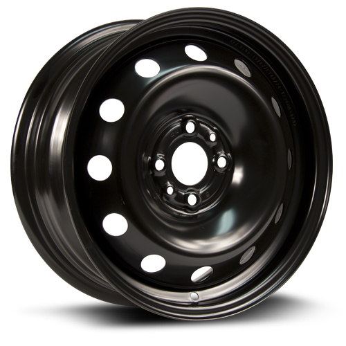 X47500 - RTX Steel Wheel 15X6 4X98 ET 40mm Black - RTX Wheels Canada
