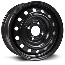 Load image into Gallery viewer, X46645 - RTX Steel Wheel 16X6.5 4X114.3 ET 45mm Black - RTX Wheels Canada