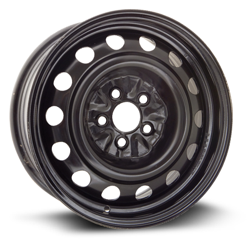 RT99504N - RTX Steel Wheel 15X6 5X100 ET 42mm Black - RTX Wheels Canada