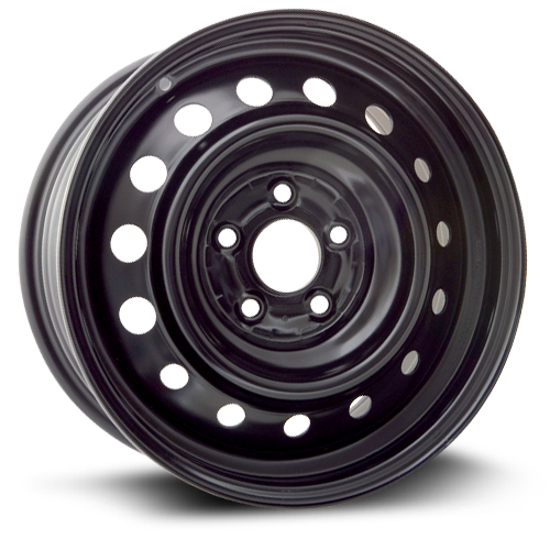 X62480 - RTX Steel Wheel 16X7 5X114.3 ET 45mm Black - RTX Wheels Canada