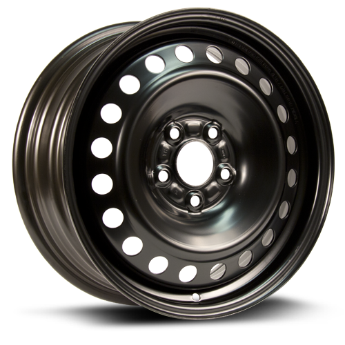 X46833 - RTX Steel Wheel 16X6.5 5X108 ET 45mm Black - RTX Wheels Canada