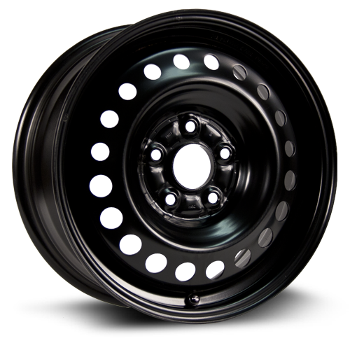 X40878 - RTX Steel Wheel 16X6.5 5X114.3 ET 55mm Black - RTX Wheels Canada