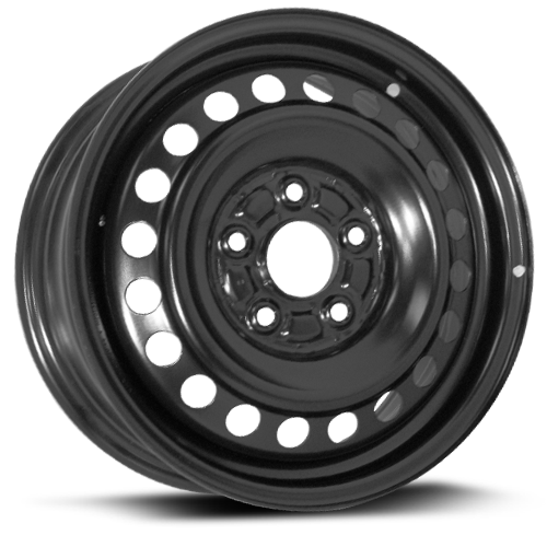 X40818 - RTX Steel Wheel 15X6.5 5X114.3 ET 50mm Black - RTX Wheels Canada