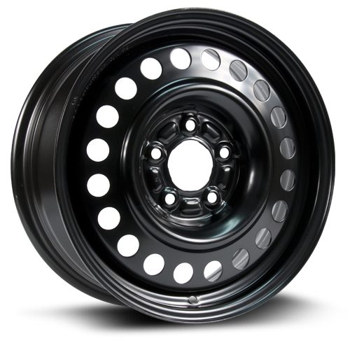 X40875 - RTX Steel Wheel 16X6.5 5X115 ET 45mm Black - RTX Wheels Canada