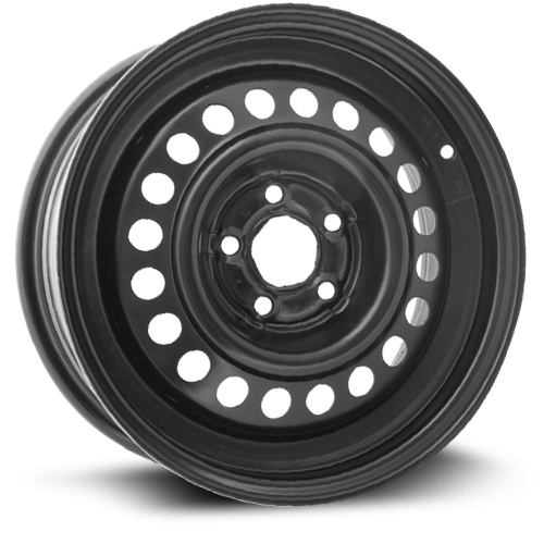 X99107N - RTX Steel Wheel 15X6 5X100 ET 38mm Black - RTX Wheels Canada