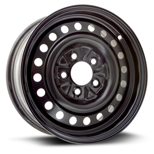 X40826 - RTX Steel Wheel 15X6 5X114.3 ET 40mm Black - RTX Wheels Canada