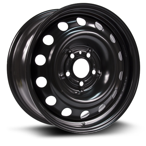 X99122 - RTX Steel Wheel 16X6 5X108 ET 40mm Black - RTX Wheels Canada