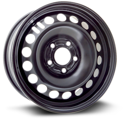 X40883 - RTX Steel Wheel 15X6.5 5X110 ET 40mm Black - RTX Wheels Canada