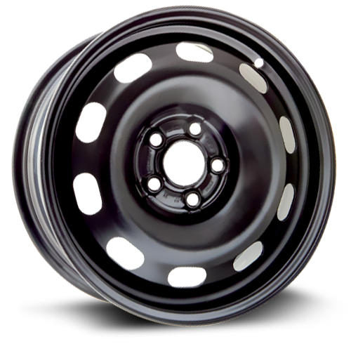 X40823 - RTX Steel Wheel 15X6 5X100 ET 38mm Black - RTX Wheels Canada