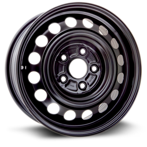 X72704 - RTX Steel Wheel 15X6.5 5X114.3 ET 45mm Black - RTX Wheels Canada