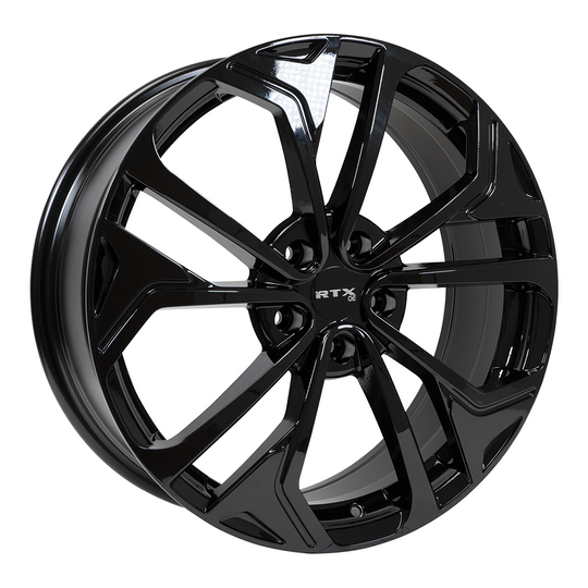 082885 - RTX OE Asan 18X7.5 5X114.3 ET 40mm Gloss Black -  RTX Wheels Canada