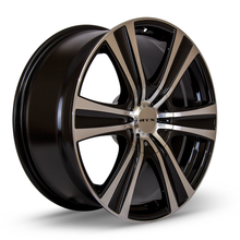 Load image into Gallery viewer, 081830 - RTX Aspen 18X8 5X114.3 / 5X127 ET 35mm Black Machined - RTX Wheels Canada