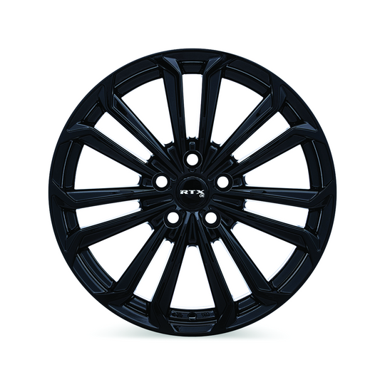 083087 - RTX OE Aura 16X7 5X114.3 ET 38mm Gloss Black -  RTX Wheels Canada