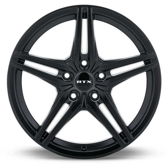 082036 - RTX Bern 15X6.5 4X100 ET 38mm Satin Black - RTX Wheels Canada