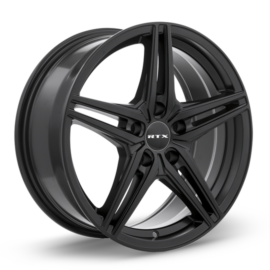 082042 - RTX Bern 16X7 5X114.3 ET 40mm Satin Black - RTX Wheels Canada
