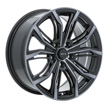 Charger l'image dans la galerie, 082444 - RTX Black Widow 20X9 5X114.3 ET 38mm Black Machined Grey - RTX Wheels Canada