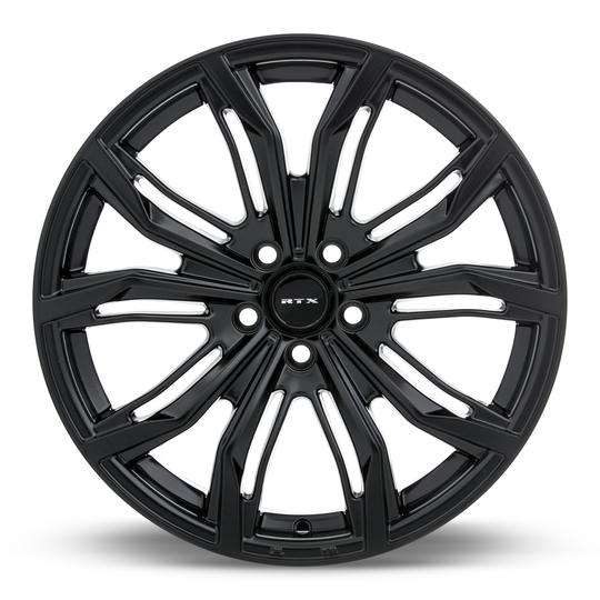 081641 - RTX Black Widow 18X8 5X120 ET 35mm Satin Black - RTX Wheels Canada