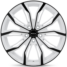 Load image into Gallery viewer, 083258 - RTX Black Widow 18X8 5X114.3 ET 42mm White and Black - RTX Wheels Canada