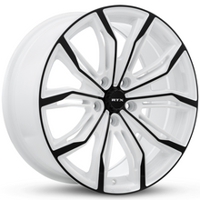 Load image into Gallery viewer, 083258 - RTX Black Widow 18X8 5X114.3 ET 42mm White and Black - RTX Wheels Canada