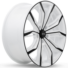 Load image into Gallery viewer, 083258 - RTX Black Widow 18X8 5X114.3 ET 42mm White and Black - RTX Wheels Canada